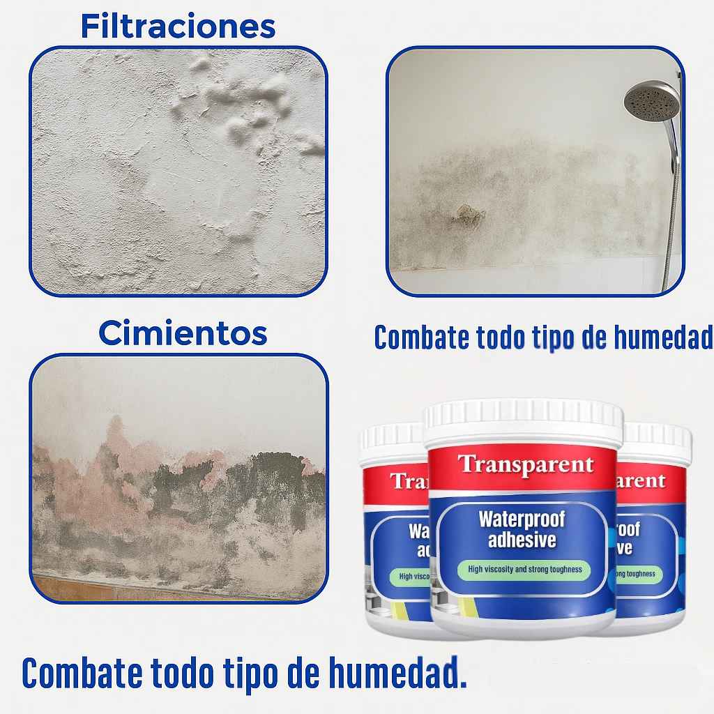 Sellador Impermeable 3x1 | ¡Repara filtraciones facilmente! +3 brocha de regalo
