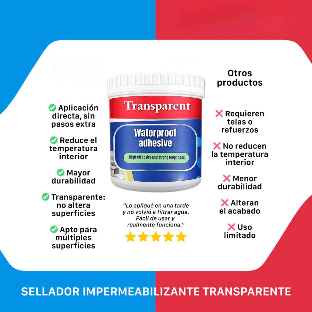 Sellador Impermeable 3x1 | ¡Repara filtraciones facilmente! +3 brocha de regalo