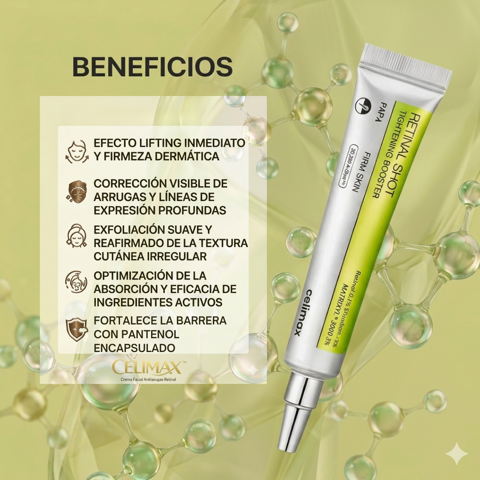 CELIMAX™ Retinal Shot Coreano, Corrección Visible de Arrugas